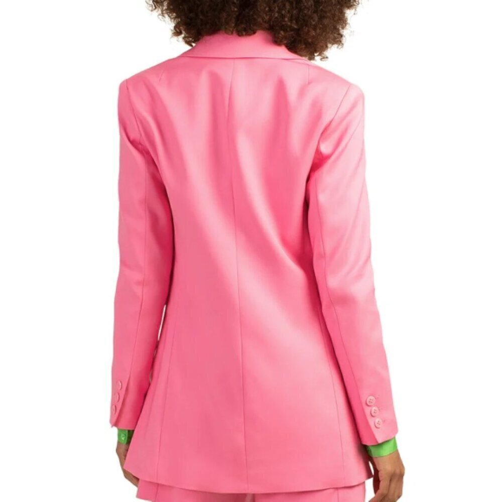 Trina Turk 'Sunview' Long-Line Blazer Jacket, Cotton Candy Sky - Picture 2 of 2